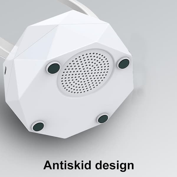 Trådløse Bluetooth Højttalere LED Lys Højttaler Bluetooth 5.0 Med LED Lys Tilstande Til Smartphone, Computer White
