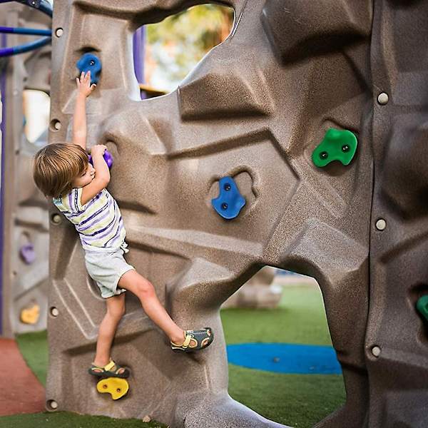 Rock Climbing Holds, 10 bits Kids Climbing Holds, Textured Climbing Holds High