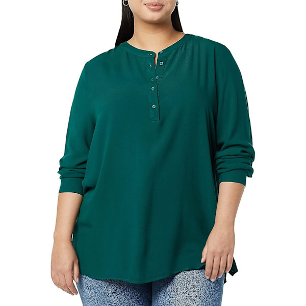 Langermet vevd bluse for kvinner Style 8 XS