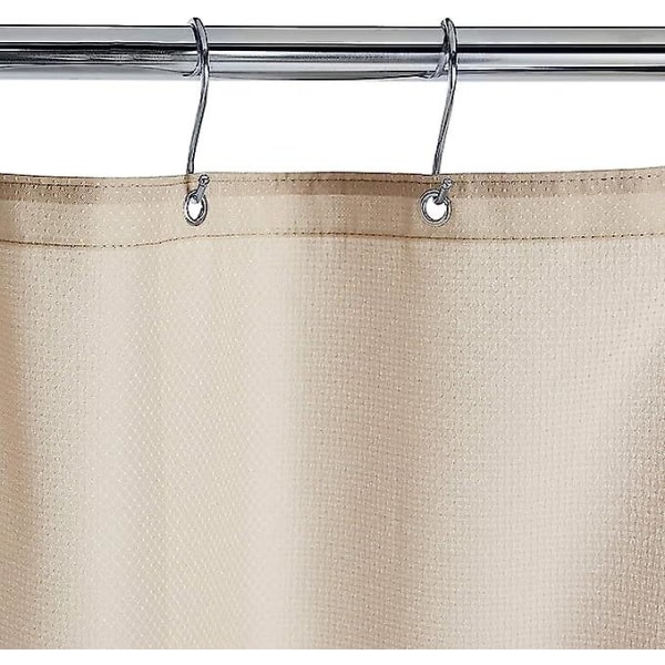 Amazon Basics Duschdraperi, Polyester, Enfärgad, Vattentät, 180 X 200 Cm