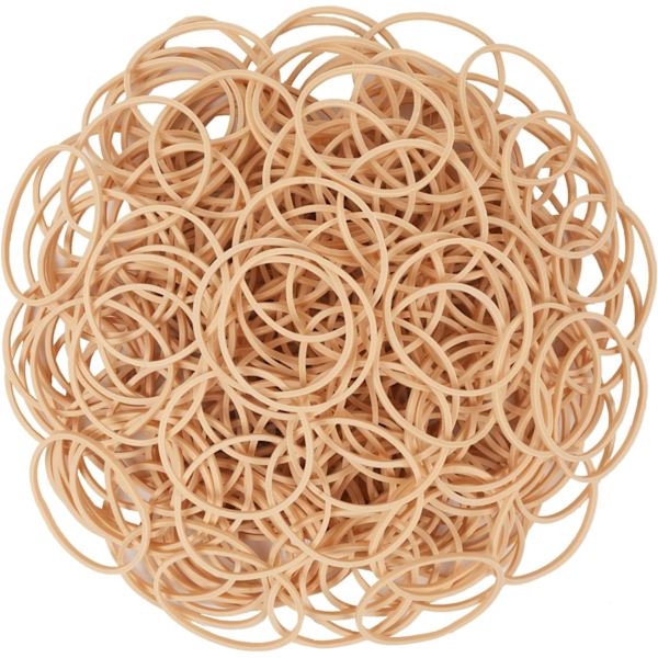 Elastikker 60mm Nettovægt 190 gram Elastisk Elastik Beige Elastikker Kontorartikler