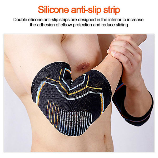 Albuestøtte med kompression til tendinitis, tennisalbue og golfalbuebehandling XL code
