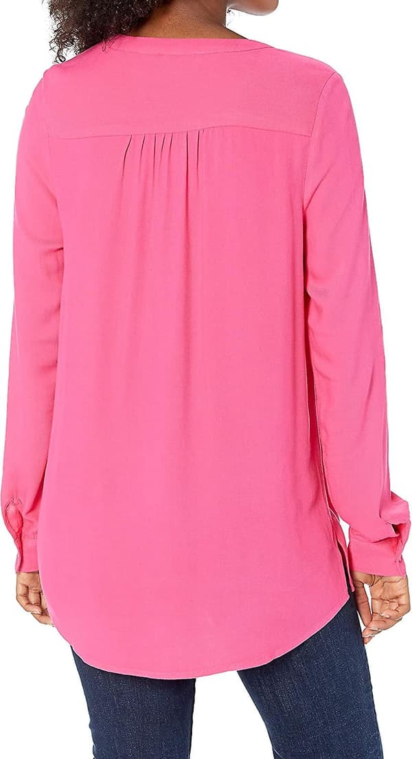 Kvinnors långärmade vävda blus Style 9 M