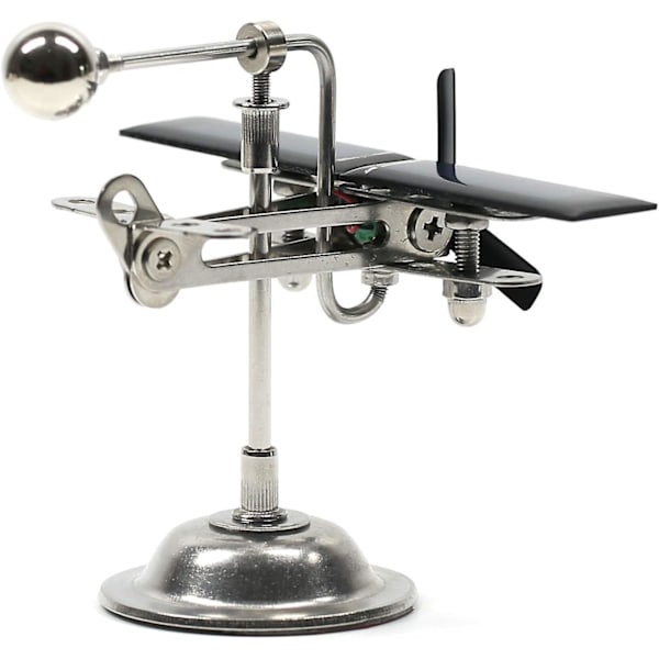 Power Väderkvarn Svart Propeller Kreativ Solar Bil Roterande Väderkvarn Ornament Dynamisk Inredning Vetenskap Hemmakontor Leksak För Skrivbord Physi