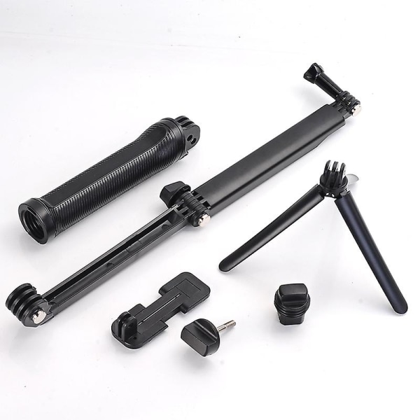 3-vägs handgrepp arm Bluetooth selfiepinne stativfäste vattentät monopod för GoPro 6/5/4+/3+ etc.