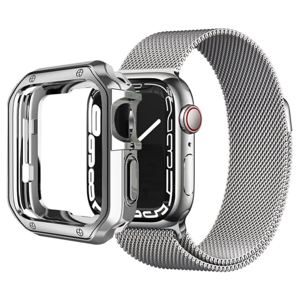 TPU watch Anti-Drop-skyddande watch för Apple Watch Series 4/5 / 6/SE / SE (2022) 40 mm Silver