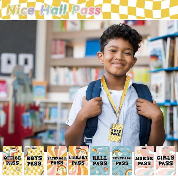 8 Set Hall-Kortsystem Klassrumskort Set Okrossbara Klassrumskort