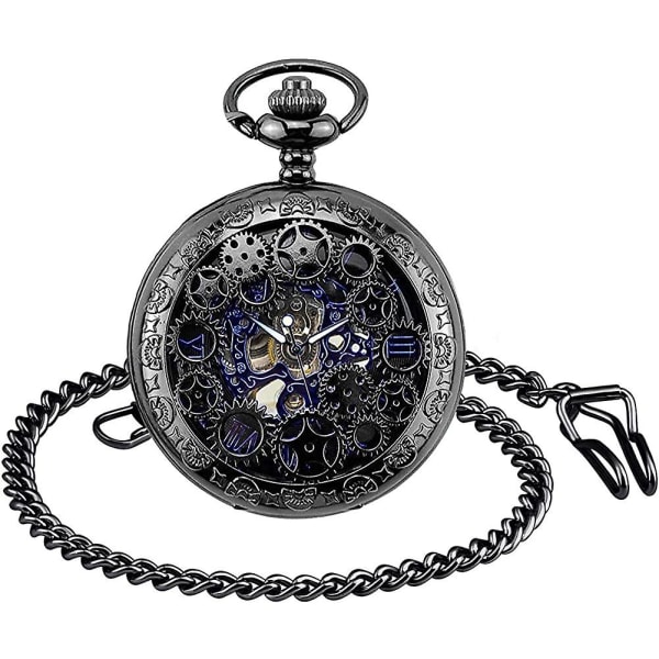 Mekanisk watch för män. Vintage watch. Steampunk Gears-serien