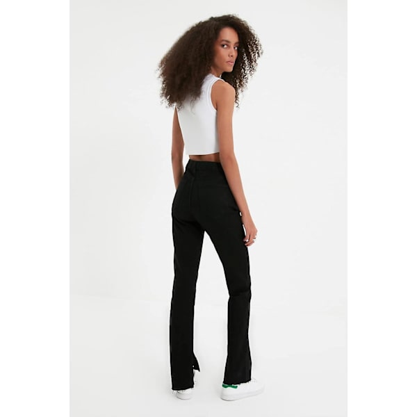 Højtaljede Slim Fit Jeans med Lige Ben og Elegance