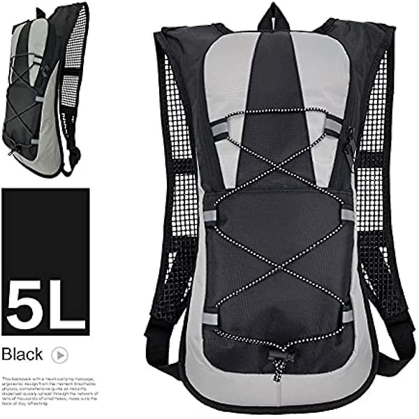 Ulkoilureppu Ultralight Vaellusreppu Kokoontaitettava Reppu Vedenpitävä Hengittävä Matkakassi Pyöräilykassi Orange