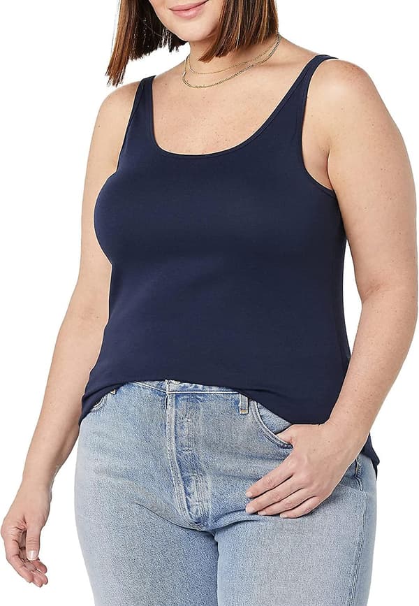 Kvinnors Slim-fit tunna remmar väst, 2-pack Style 9 S
