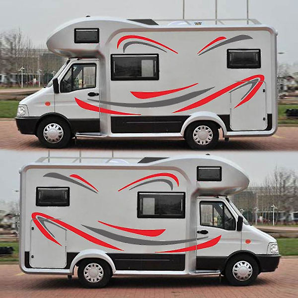RV Autocamper Universal Karrosseriklistermærke DIY Striber Til Campingvogn Trailer