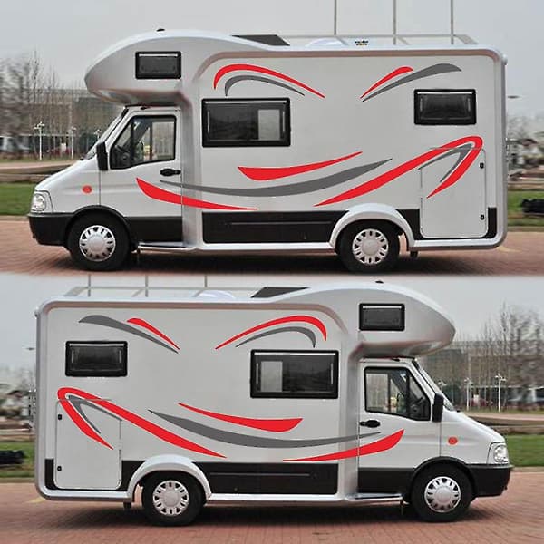Universal Kroppsdekal för Husbil, Husvagn och Trailer - DIY-Ränder