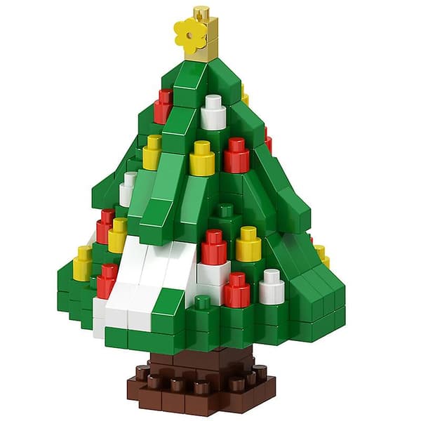 Festlige Jule Byggeklodser stil 5