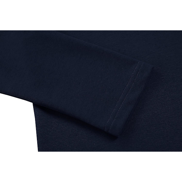Slim Fit Turtleneck-gensere for menn, Basic Roll Neck strikket ensfarget genser Navy blue