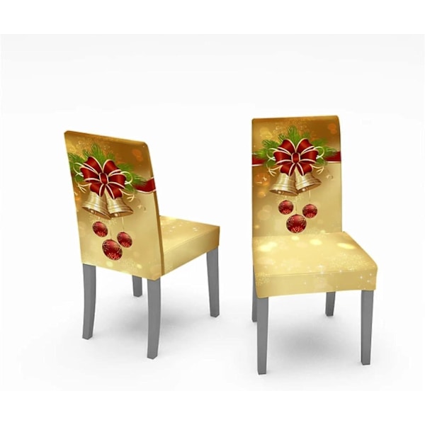 (b) Premium Juleduk med 4 Stoltrekk, 140cmx180cm (Svart og Gull God Jul)