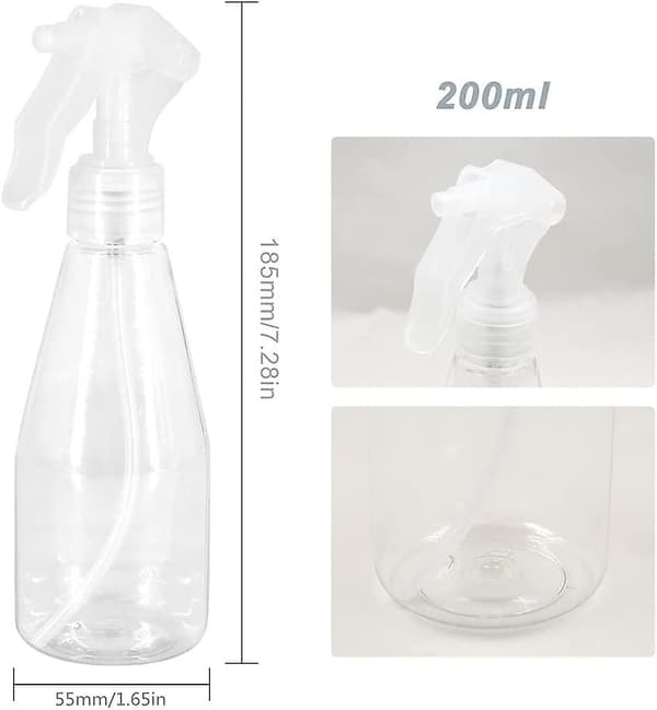 2 st Acsergery Present 200 ml Fin Tom Sprayflaska, Bärbar Manuell Trädgård