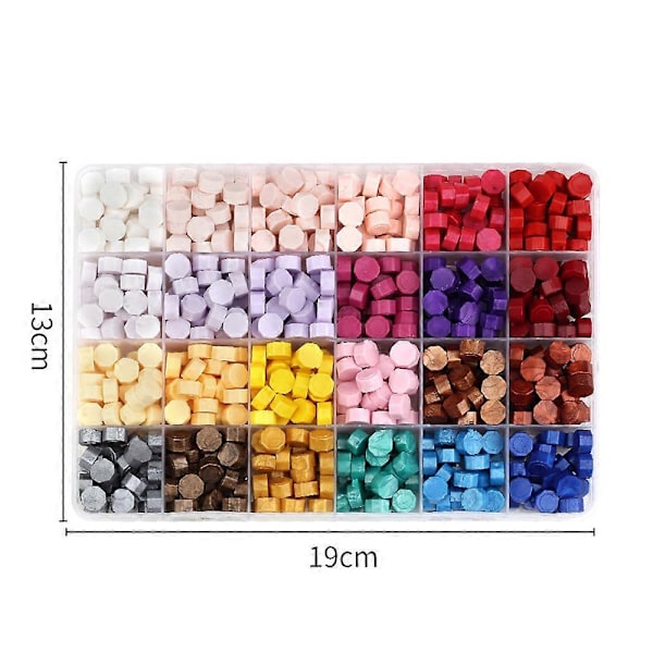 Voksseglperler, voksforseglingsperler for brevforsegling, voksseglperlesett for voksstempelforsegling Style 5