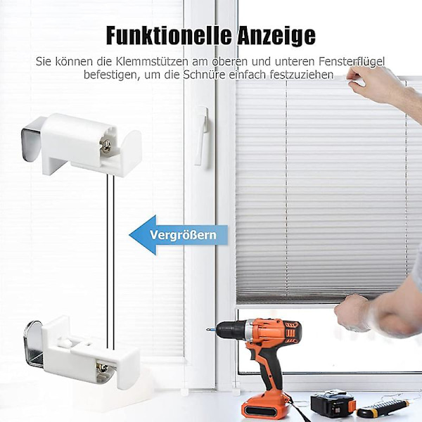 1 Set Controller Holder Hängande Kod Plast Gardiner Tillbehör Gardiner Tillbehör Vit Controller Ersättning Rullgardin Gardiner Delar Komponent