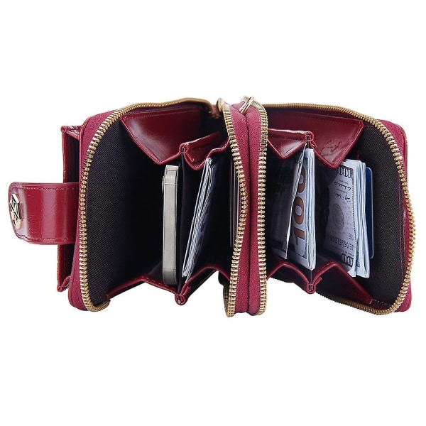 Skulderveske med slangeskinntekstur for kvinner PU-lær crossbody-veske med dobbel glidelåslomme Green