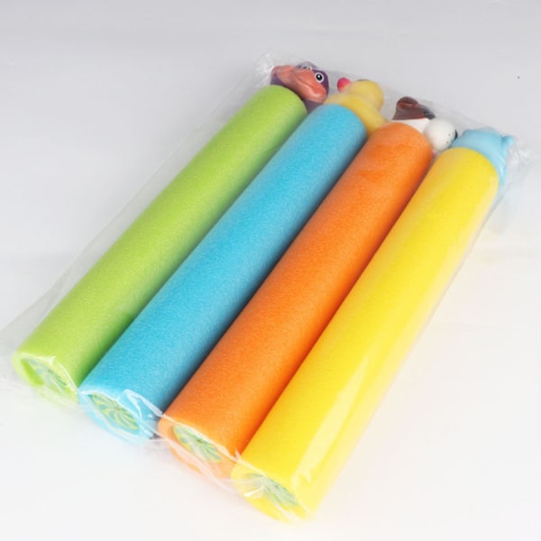 Vesipyssyt Lapsille - Pakkaus 6/8, Eva Monivärinen Oranssi Vaahto, Eläimen Pää, Kesäallas- ja Rantajuhlien Vesilelu Orange 8pcs