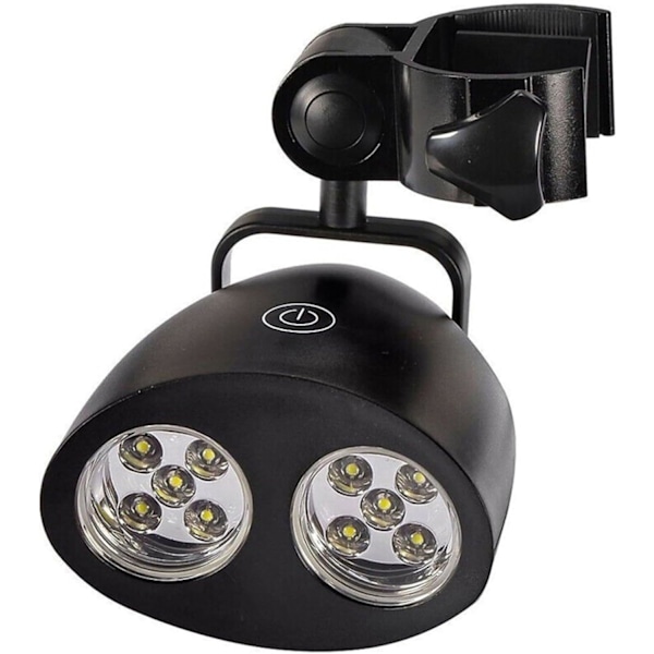 Grilli-valo, 360° kääntyvä grilliin 10 superkirkkaalla LED-valolla - Lämmönkestävä, LED-grillivalo - Paristot eivät sisälly