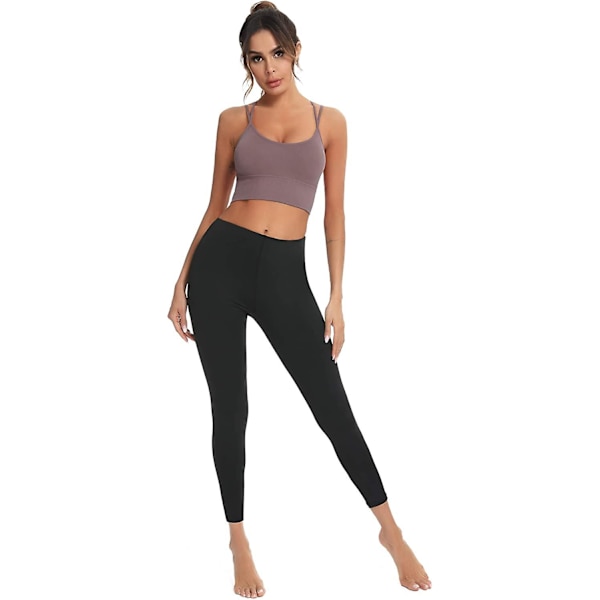 Sport-bh för kvinnor med korsrygg för träning, sexiga axelbandslinnen för yoga, löpning, fitness, 1-5-pack