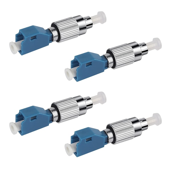 4 kpl Visual Fault Locator -sovitin, MSDADA-kuituoptinen liitin, Single Mode 9/125um FC uros - LC naaras -sovitin VFL-liittimelle