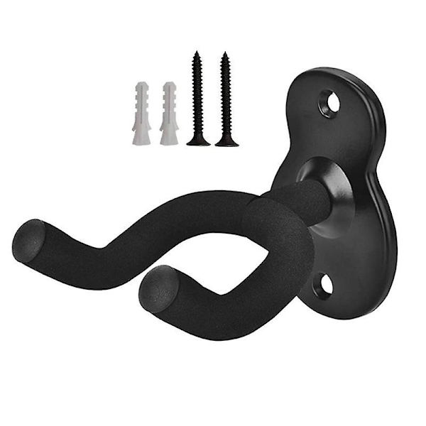 Väggmonterat gitarrställ för akustisk gitarr, elgitarr, klassisk gitarr, bas och ukulele (2-pack)
