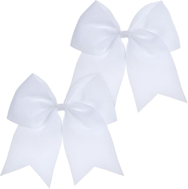 2-pack Cheer Bow Bulk Stora Hårrosetter Jumbo Cheerleading Bow 8 Tum För Småbarn