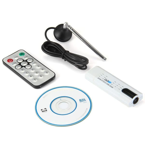 USB 2.0 Tuner DVB-T2 / DVB-T DVB-C DAB SDR FM USB Stick Digital HDTV F Bærbar PC