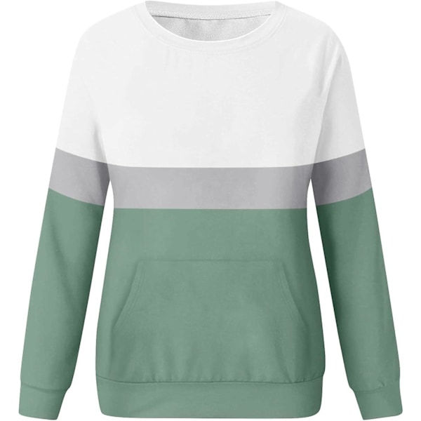 Julegenser for kvinner, oversized pullover med lommer, stilig og koselig