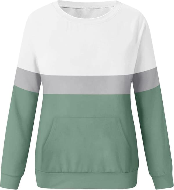 Juletrøje til kvinder, oversized pullover med lommer, stilfuld og hyggelig