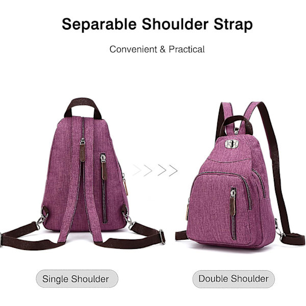 Retro Brysttaske Lille Rygsæk Crossbody Sling Taske Crossbody Taske Skuldertaske Skoletaske Skoletaske Til Mænd Kvinder Pendling Universitet Skole Rejse Dagstur