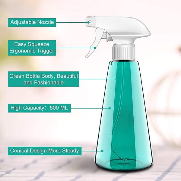 Sprayflasker, acsergery Kjæledyrplast 500ml Trigger Sprayer, acsergery 3 Moduser