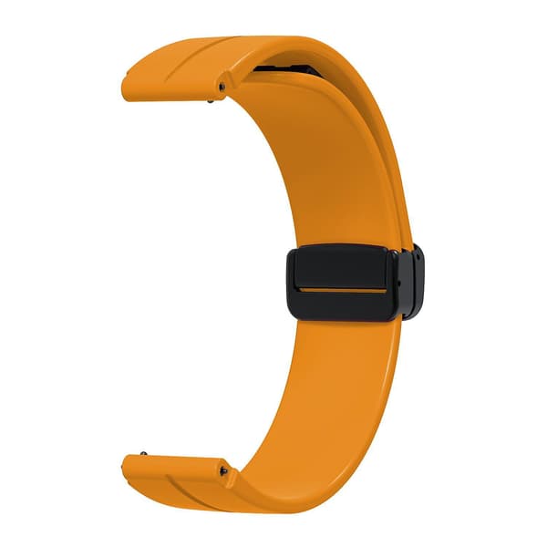Til Keep B4/Huawei Watch Fit Mini 16mm Silikone Rem Udskiftning Urrem, Sort Foldespænde Yellow