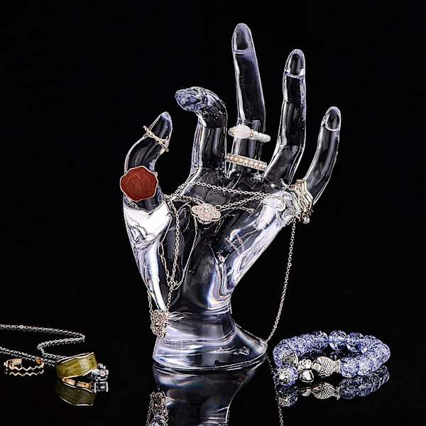 Hand Ok Gest Handkedja Display Stativ Pink