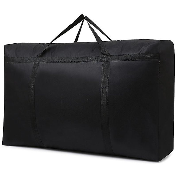 Stor Opbevaringspose, Flyttepose med Håndtag, tøj, dyne Opbevaringspose (98 X 28 X 58cm)