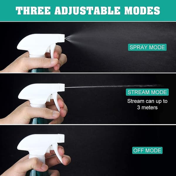 Sprayflaskor, acsergery husdjur plast 500 ml trigger spray, acsergery 3 lägen