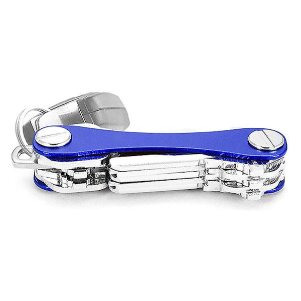 Kompakt minimalistisk fickstor nyckelhållare och nyckelorganisatör, Edc nyckelhållare med nyckelringsögla för bilnyckel fob nyckelring tillbehör