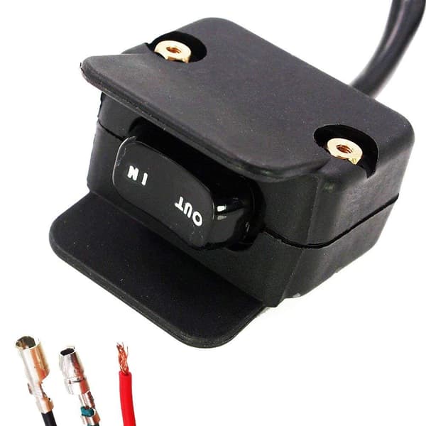 Anxingo ATV vinsjbryter styrekontroll Mini vippebryter - Alle vinsjer erstatning 12V ATV UTV vinsj vippebryter