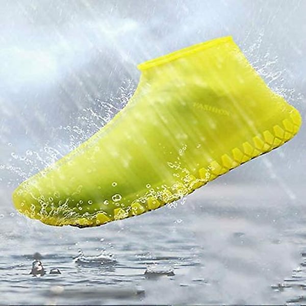 Återanvändbar silikon vattentät skoöverdrag, halkfri silikon cover, lämplig