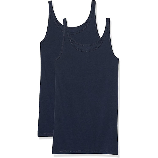Slim-fit tanktopp med tynne stropper for kvinner, 2-pakning Style 9 M