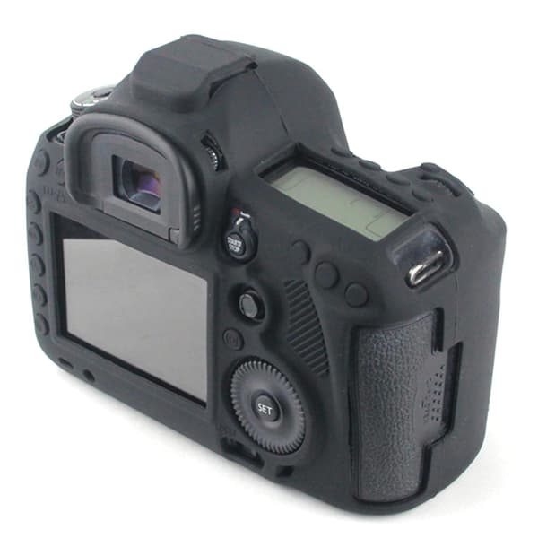Mjukt silikonkameraskyddsfodral för Canon EOS 6D DSLR-kamera Black