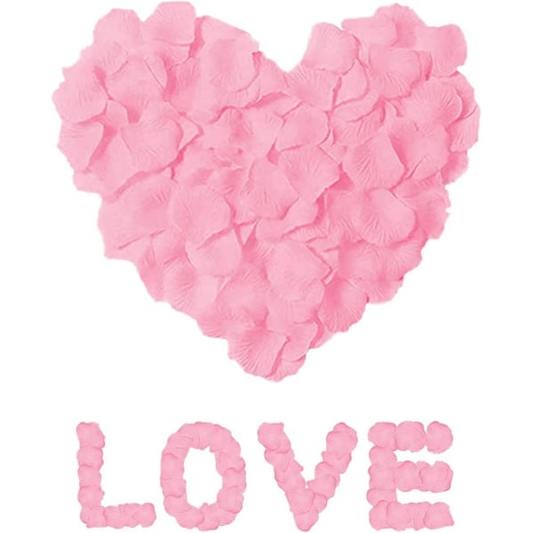 4000 Roseblader, Kunstige Silkeblader Romantisk Dekor Til Bryllup Valentinsdag Event Og Forlovelse