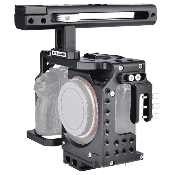 SLR-kamera skyddsbur för Sony-kamera, rostskyddande hårdluftsstabilisator i aluminium