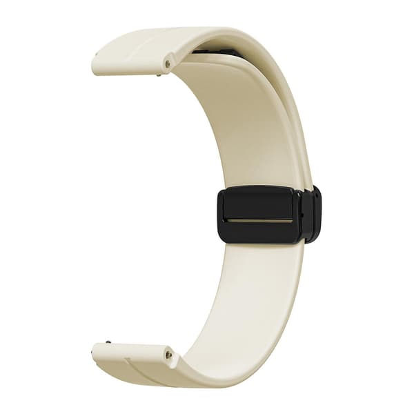 Til Keep B4/Huawei Watch Fit Mini 16mm Silikone Rem Udskiftning Urrem, Sort Foldespænde Starlight