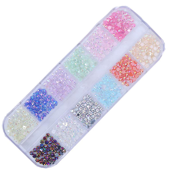 Rhinestones Flat Back för hantverk, nagelkonst, kläder, skor, väskor, telefonfodral, gör-det-själv style 2