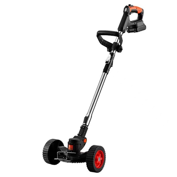 Batteridrevet gresstrimmer 36V Lett gressklipper med batteri 4.0Ah Batteri 90 til 120cm uttrekkbart håndtak for klipping av hager