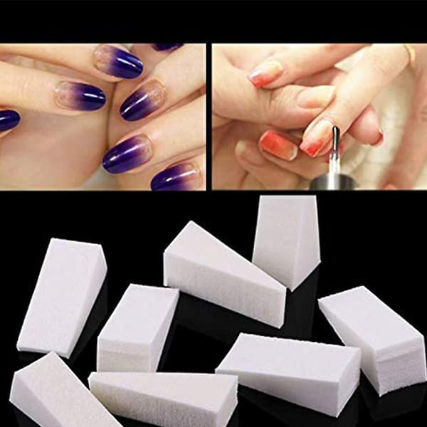 Gradient Negle Bløde Svampe Til Farve Fade Manicure Neglekunst Værktøjer Tilbehør